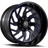 K2 Offroad Shockwave Black Blue Milled Wheel