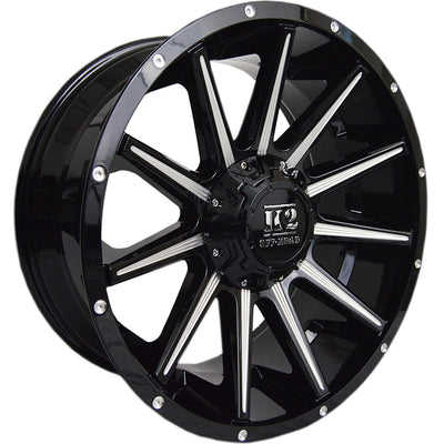 K2 Offroad Tanker Black Milled Wheel