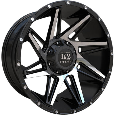 K2 Offroad Torque Black Machined Wheel