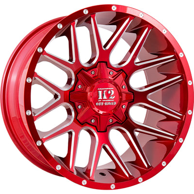 K2 Offroad Venom Red Milled Wheel