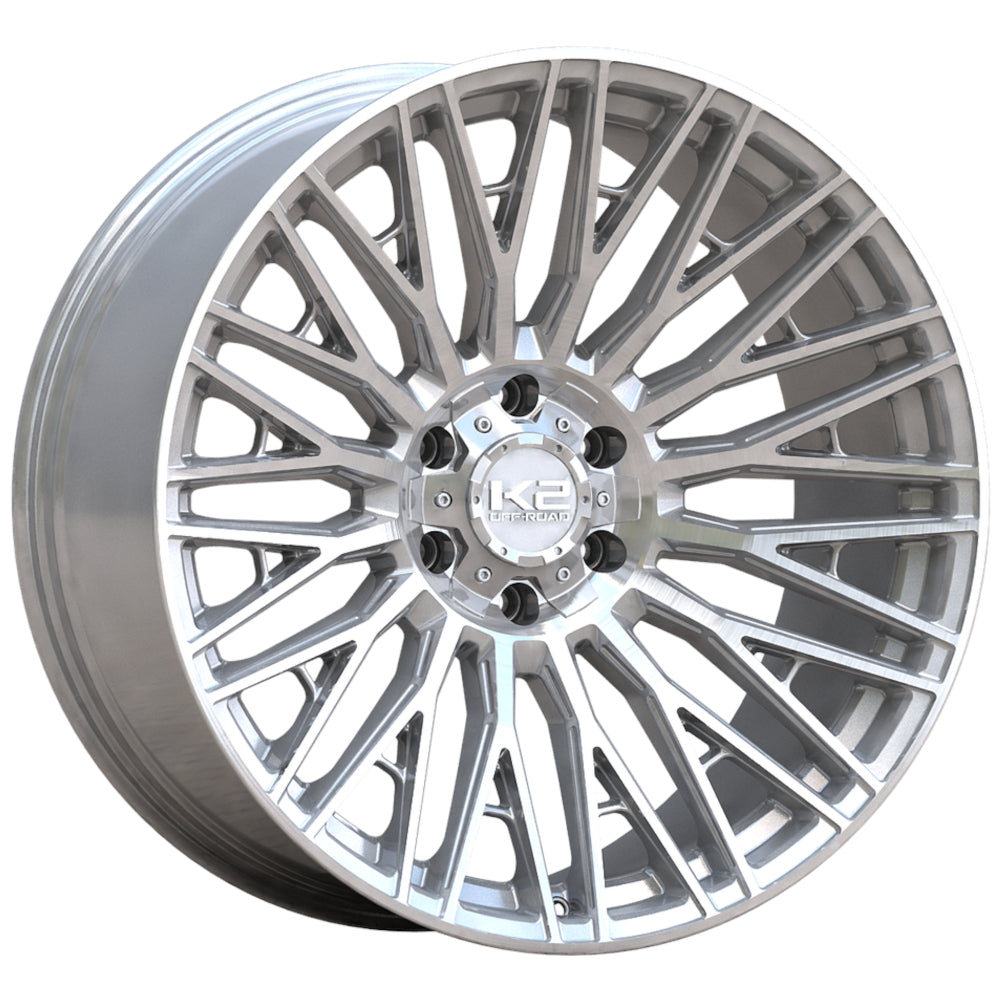 K2 Offroad Vortex Silver Polished Wheel
