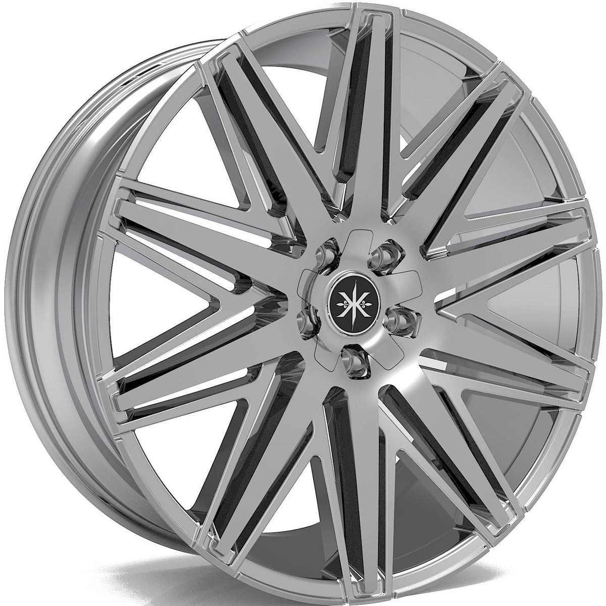 Karma Kustoms K6 Chrome Wheel