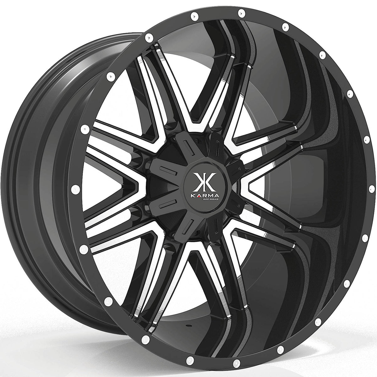 Karma Offroad K21 Black Machined Wheel