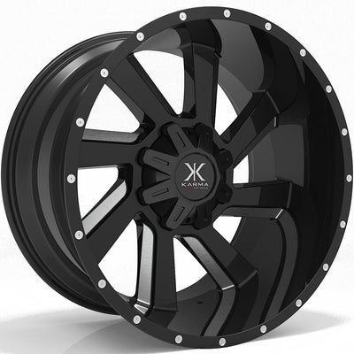 Karma Offroad K23 Black Milled Wheel