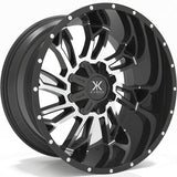 Karma Offroad K25 Black Machined Wheel