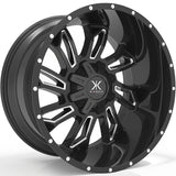 Karma Offroad K25 Black Milled Wheel