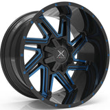 Karma Offroad K29 Black Blue Milled Wheel