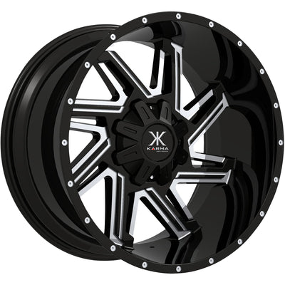 Karma Offroad K29 Black Milled Wheel