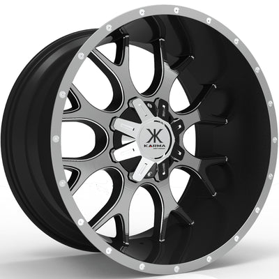 Karma Offroad K31 Black Machined Wheel