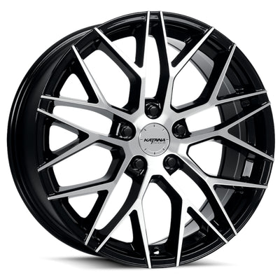 Katana KR01 Black Machined Wheel