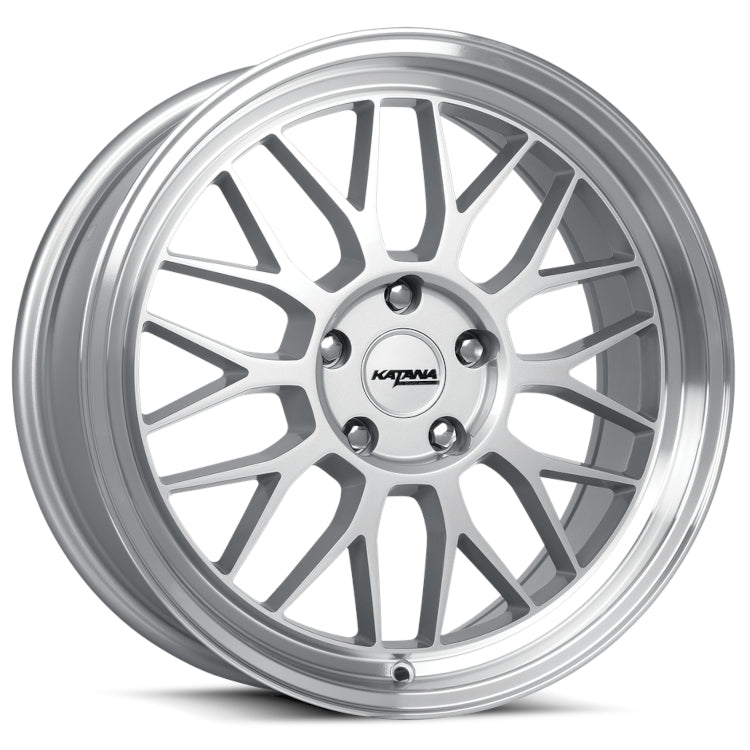 Katana KR06 Silver Machined Wheel