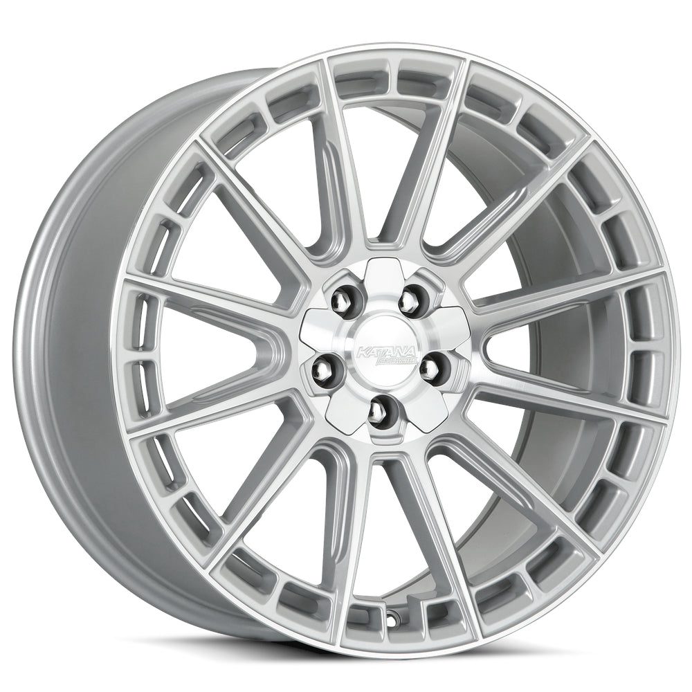 Katana KR11 Silver Machined Wheel