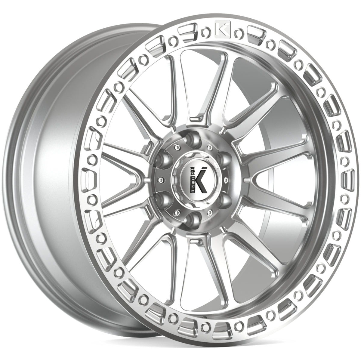 KG1 Forged Adrenaline Silver Machined Wheel