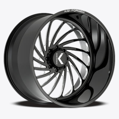 KG1 Forged Bender Black Milled Wheel