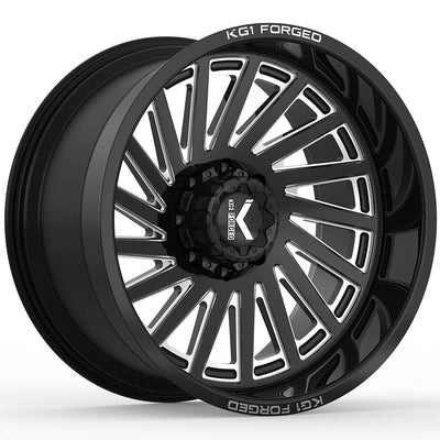 KG1 Forged Boost Black Milled Wheel