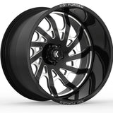 KG1 Forged Bounty Black Milled Wheel