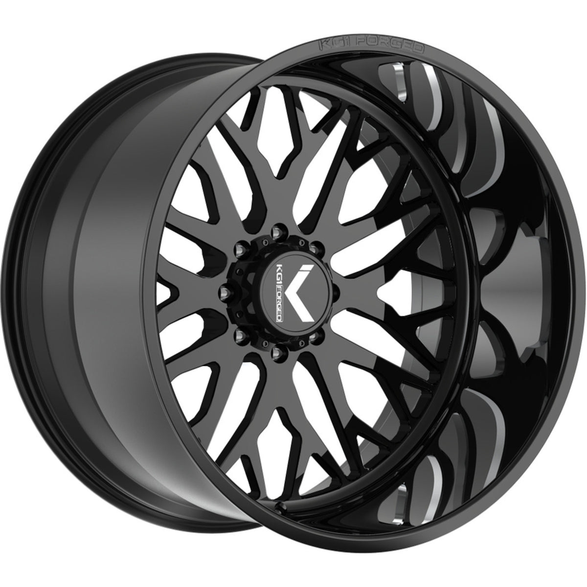 KG1 Forged Buckler Gloss Black Wheel