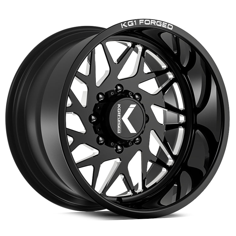 KG1 Forged Bypass Black Milled Wheel