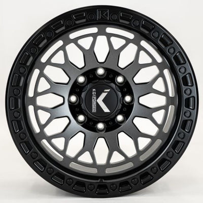 KG1 Forged Diamondhead KO720F 20x9.5 0mm Matte Anthracite with Black Lip