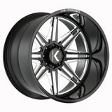 KG1 Forged Eclipse Black Milled Wheel