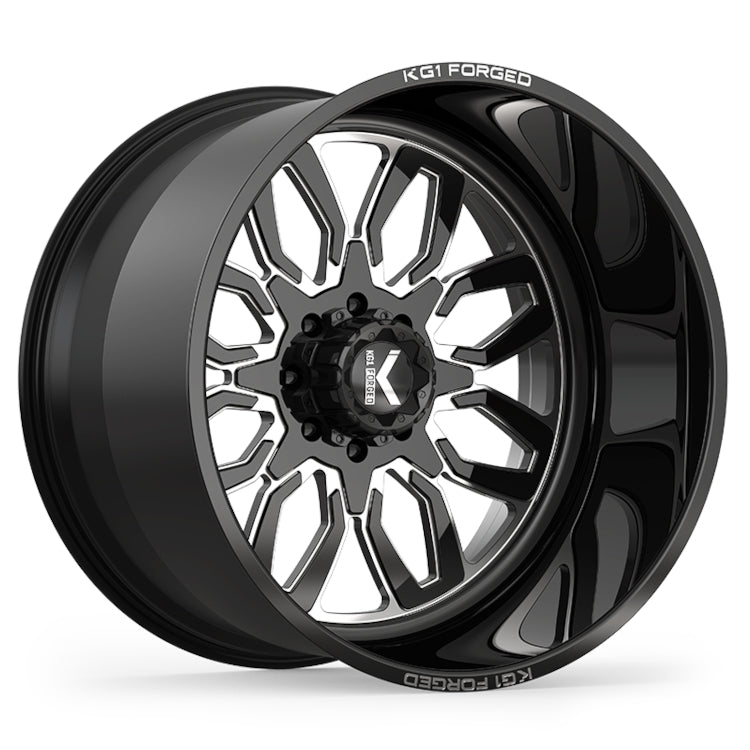 KG1 Forged Gear Black Milled Wheel