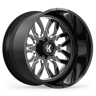KG1 Forged Gear Black Milled Wheel
