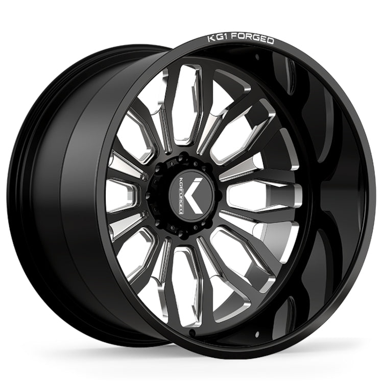 KG1 Forged Heathen Black Milled Wheel