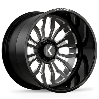 KG1 Forged Heathen Black Milled Wheel