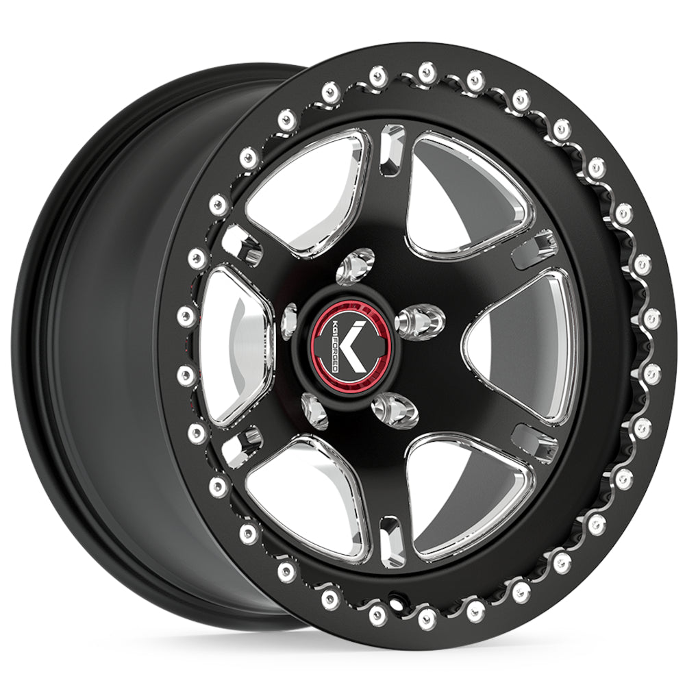 KG1 Forged Heral Black Milled Wheel