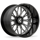 KG1 Forged Jacked Black Milled Wheel