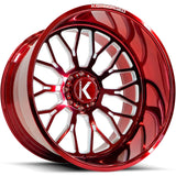 KG1 Forged Jacked Red Milled Wheel