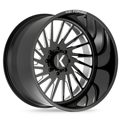 KG1 Forged Javelin Black Milled Wheel