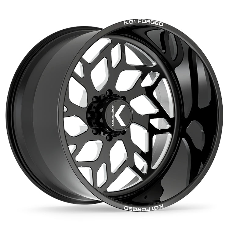 KG1 Forged Kreator Black Milled Wheel