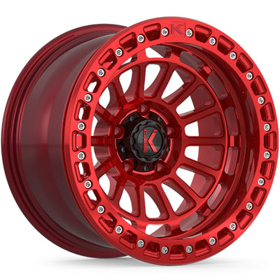 KG1 Forged Lifter Beadlock Red Wheel