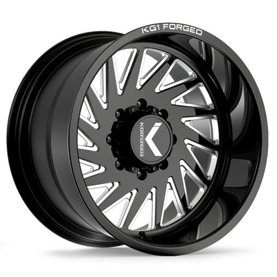 KG1 Forged Outburst Black Milled Wheel