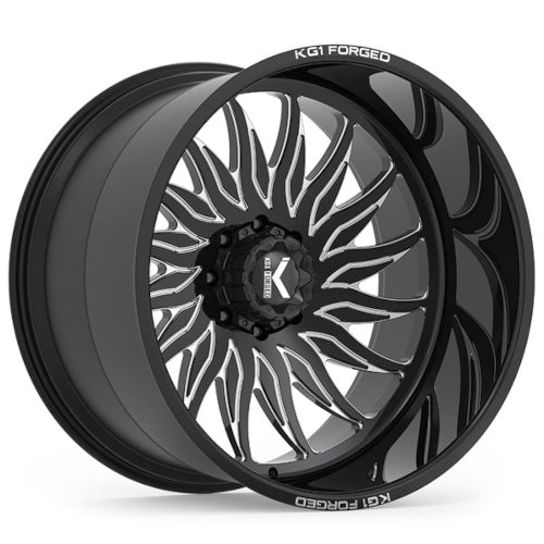 KG1 Forged Phoenix Black Milled Wheel