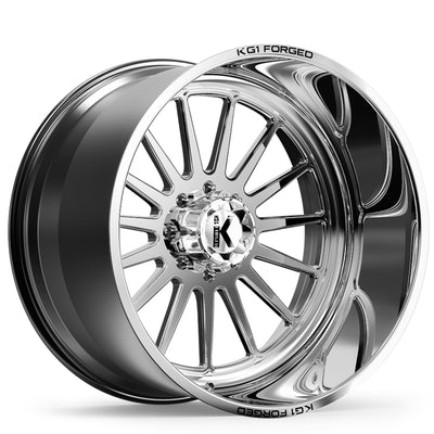 KG1 Forged Rays Polished Wheel