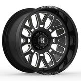 KG1 Forged Revo Black Milled Wheel