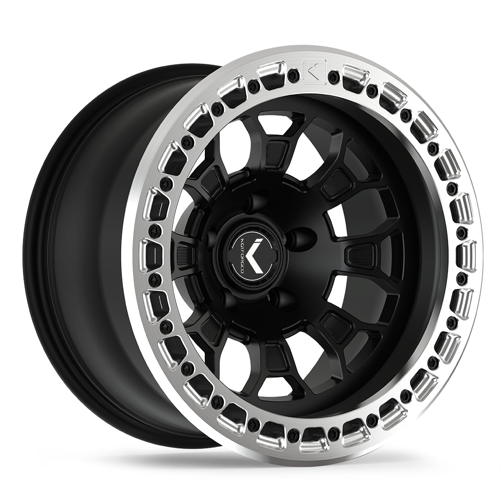 KG1 Forged Rush Beadlock Black Wheel