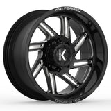 KG1 Forged Spool Black Milled Wheel