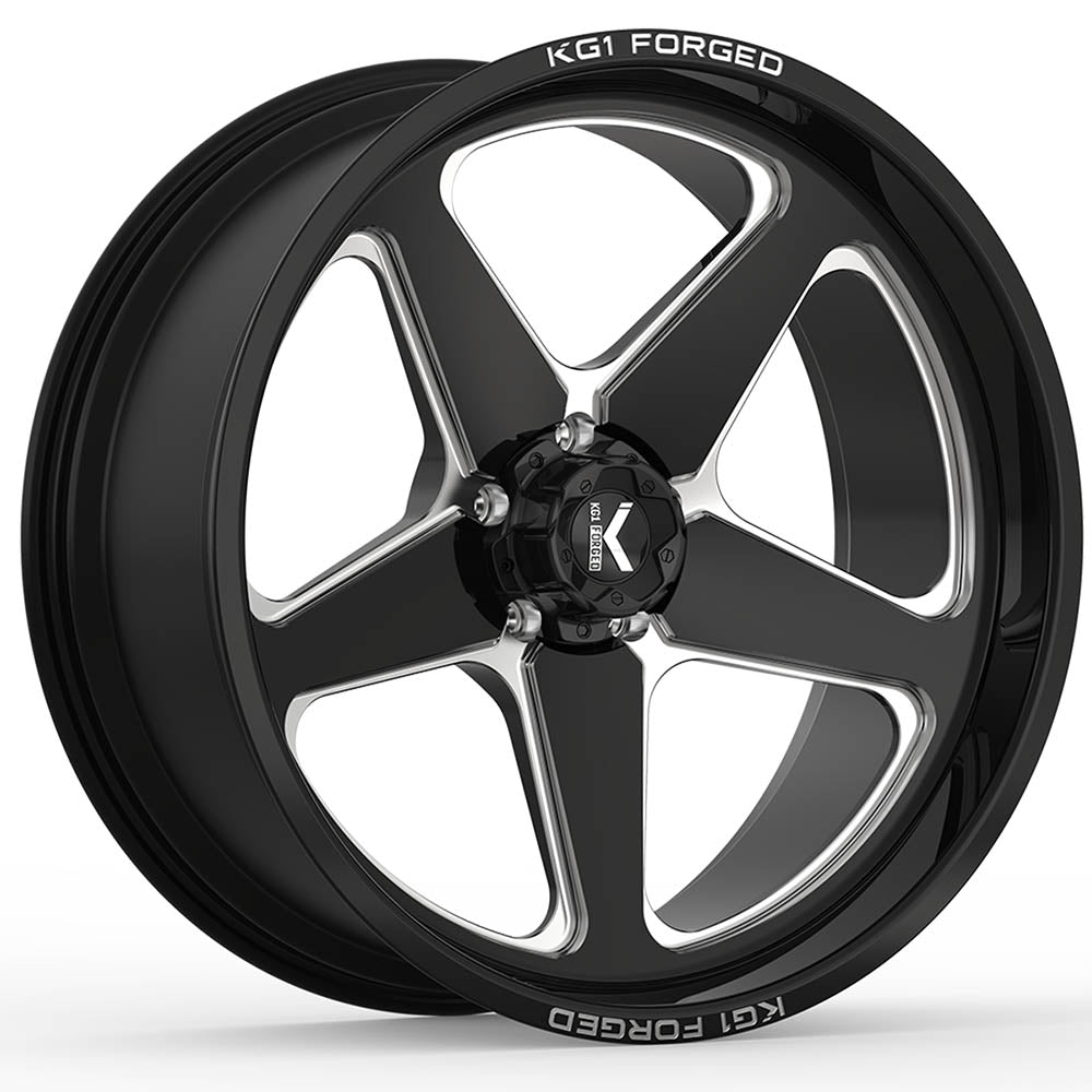 KG1 Forged Stella Black Milled Wheel