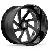 KG1 Forged Swoop Black Milled Wheel