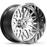 KG1 Forged Trident Polished Wheel