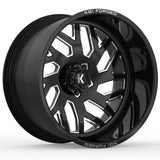 KG1 Forged Yaz Black Milled Wheel