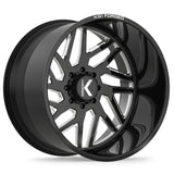 KG1 Forged Yaz-N Black Milled Wheel