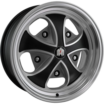 Klassik Rader Falcon Black Machined Wheel