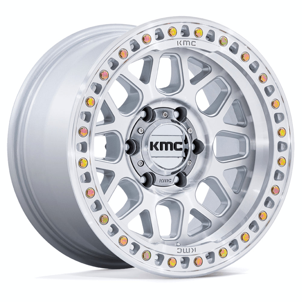 KMC KM549 Silver Machined Wheel