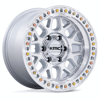 KMC KM549 Silver Machined Wheel