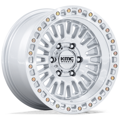 KMC KM554 Silver Machined Wheel