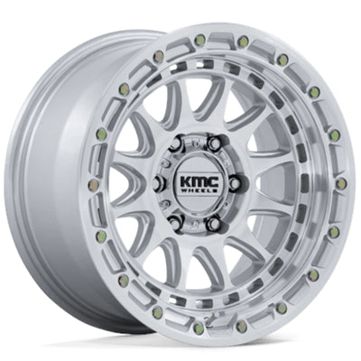 KMC KM556 Silver Machined Wheel